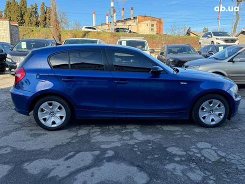 BMW 1 серия 2008 синий - фото 5