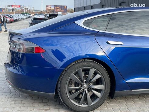 Tesla Model S 2015 синий - фото 11