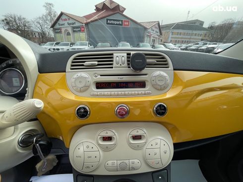 Fiat 500 2014 желтый - фото 25