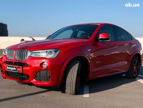 BMW X4 2017 красный - фото 2