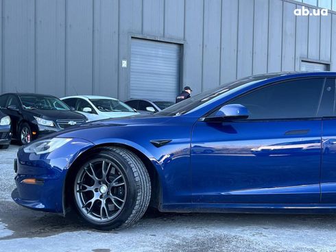 Tesla Model S 2022 синий - фото 2