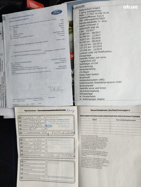 Ford Fiesta 2017 белый - фото 2