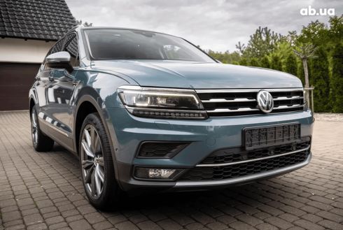 Volkswagen Tiguan Allspace 2020 голубой - фото 2