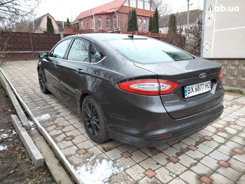 Ford Fusion 2015 серый - фото 3