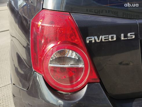 Chevrolet Aveo 2008 черный - фото 3