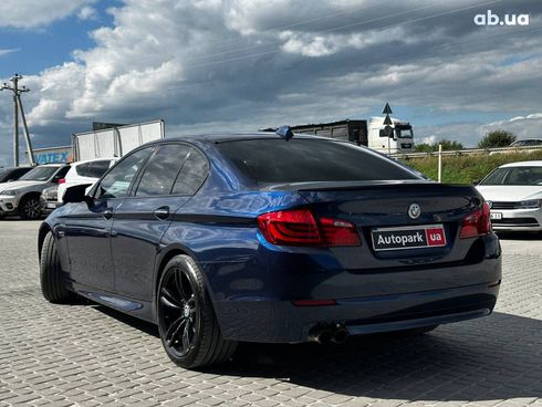 BMW 5 серия 2013 синий - фото 7