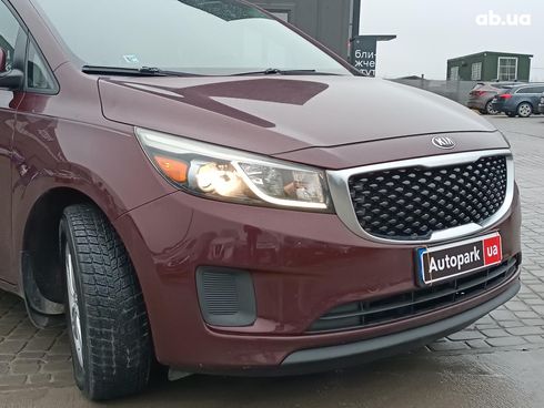 Kia Sedona 2016 красный - фото 17