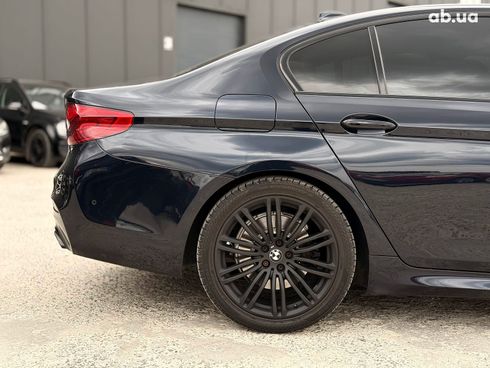 BMW 5 серия 2017 синий - фото 12