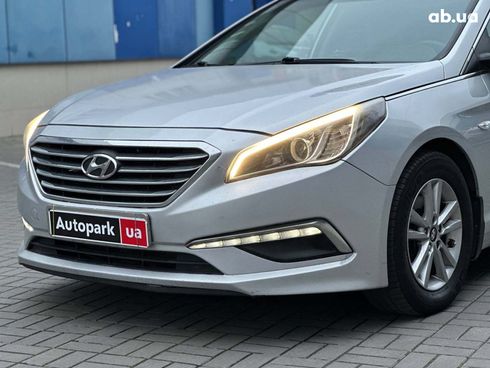 Hyundai Sonata 2015 серый - фото 4