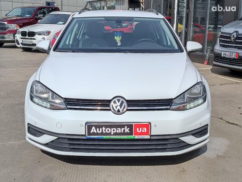 Volkswagen Golf 2019 белый - фото 2