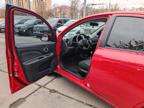 Nissan Micra 2014 красный - фото 17