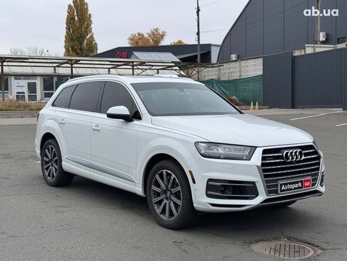 Audi Q7 2019 белый - фото 3