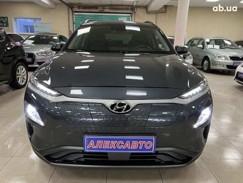 Hyundai Kona Electric 2019 серый - фото 4