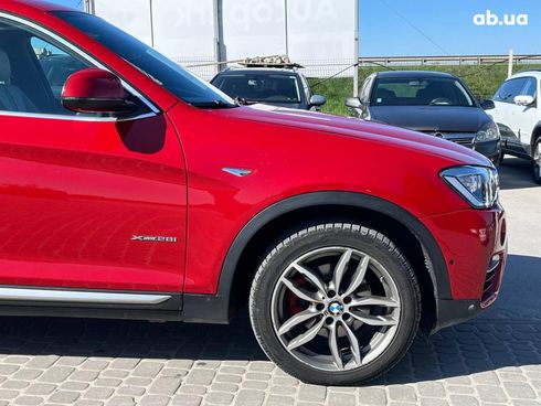 BMW X4 2015 красный - фото 12