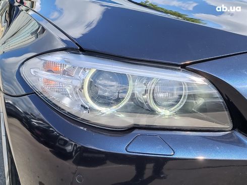 BMW 5 серия 2015 синий - фото 5