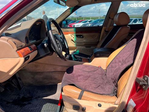 BMW 7 серия 1994 красный - фото 19