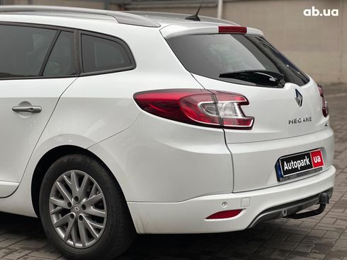 Renault Megane 2013 белый - фото 14