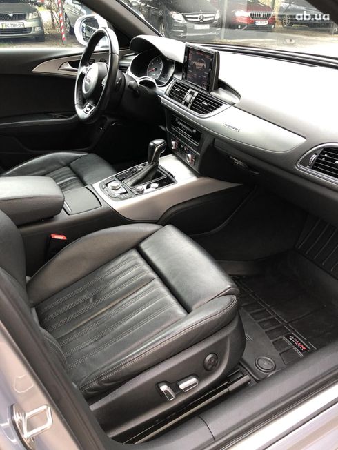 Audi A6 2015 серебристый - фото 17