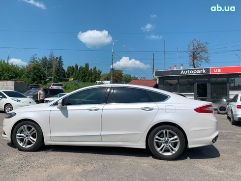 Ford Mondeo 2015 белый - фото 7