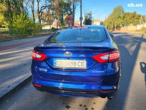 Ford Fusion 2015 синий - фото 13