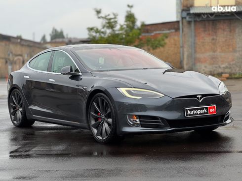 Tesla Model S 2017 серый - фото 22