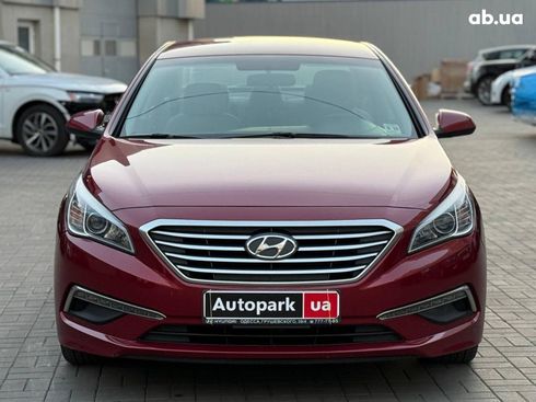 Hyundai Sonata 2014 красный - фото 2