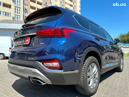 Hyundai Santa Fe 2019 синий - фото 11