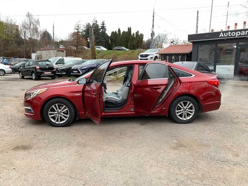 Hyundai Sonata 2015 красный - фото 60