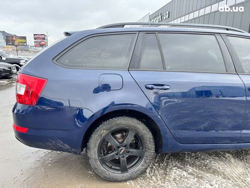 Skoda octavia a7 2013 синий - фото 8