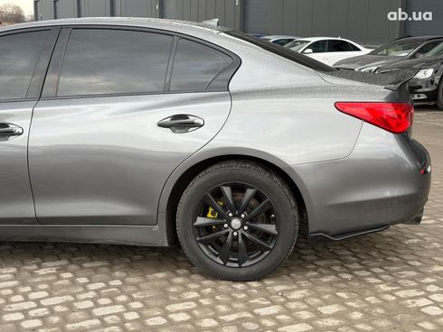 Infiniti Q50 2016 серый - фото 12