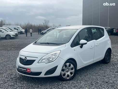 Opel Meriva 2013 белый - фото 4
