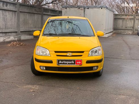 Hyundai Getz 2004 желтый - фото 2