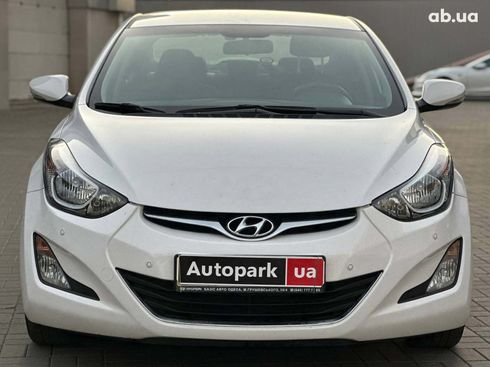 Hyundai Elantra 2015 белый - фото 2