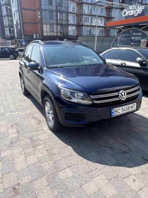 Volkswagen Tiguan 2015 синий - фото 3