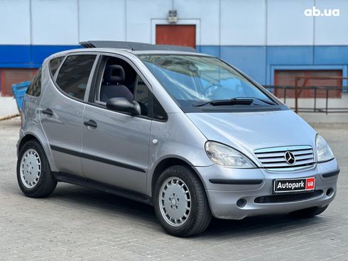 Mercedes-Benz A-Класс 2000 серый - фото 3