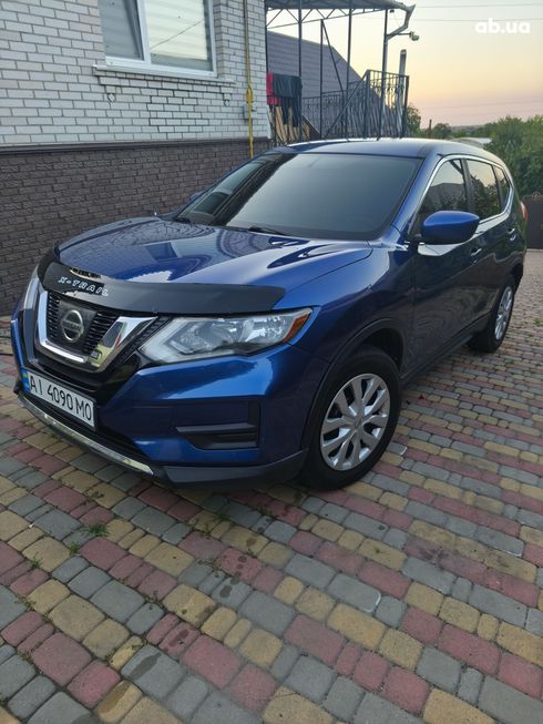 Nissan Rogue 2017 синий - фото 7