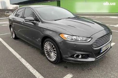 Ford Fusion 2016 серый - фото 3