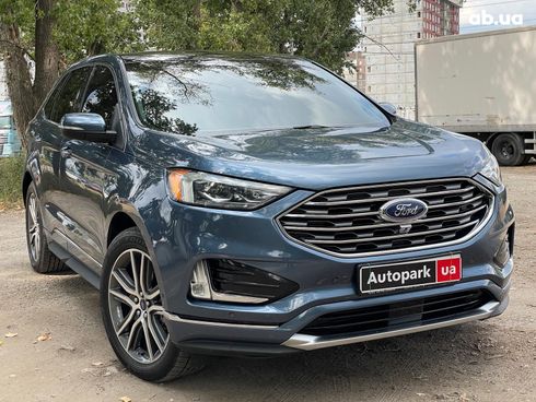 Ford Edge 2019 синий - фото 4