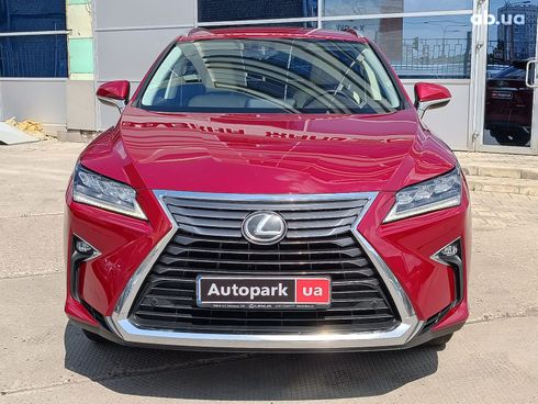 Lexus RX 2017 красный - фото 2