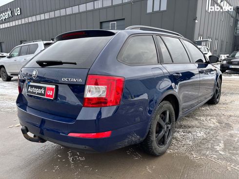 Skoda octavia a7 2013 синий - фото 7