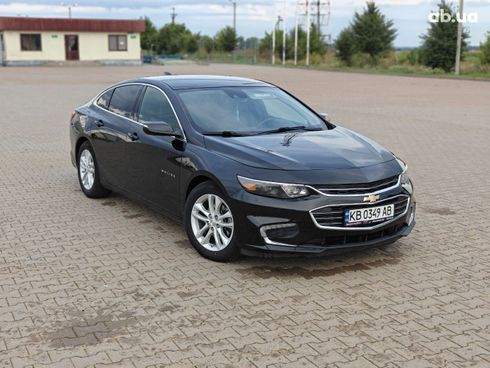 Chevrolet Malibu 2016 черный - фото 2