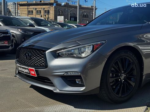 Infiniti Q50 2018 серый - фото 2