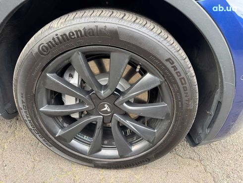 Tesla Model Y 2021 синий - фото 12