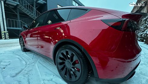 Tesla Model Y 2021 красный - фото 19