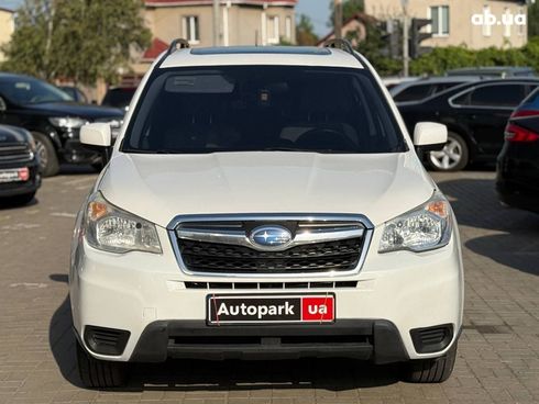 Subaru Forester 2014 белый - фото 2