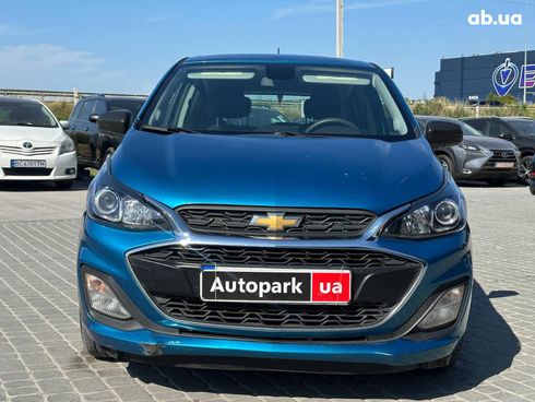 Chevrolet Spark 2019 синий - фото 2