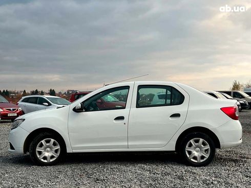 Renault Logan 2016 белый - фото 4