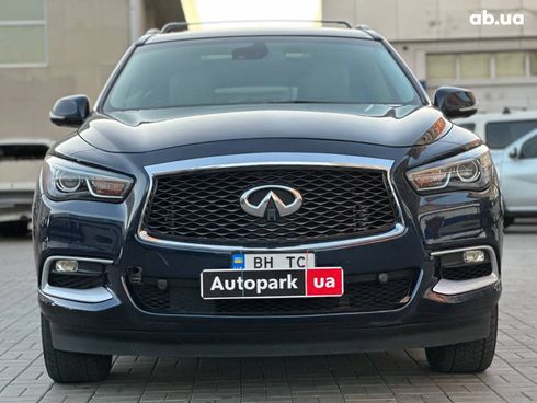 Infiniti QX60 2016 синий - фото 2