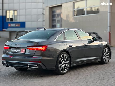 Audi A6 2019 серый - фото 5