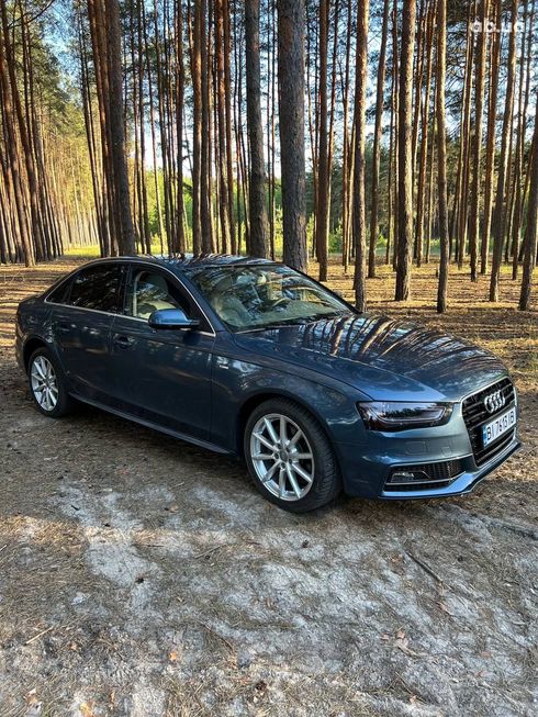 Audi A4 2015 синий - фото 5